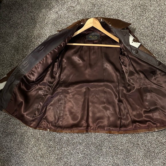 Rare 1970’s Vintage Danaya Cowhide Hair & Leather Jacket in a size 8 - Picture 5 of 13